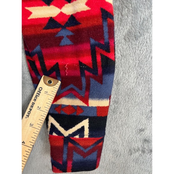 Lauren Ralph Lauren Shirt Womens XL Red Aztec Print Fleece Long Sleeve* - Picture 11 of 13